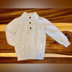 Carter's Gray Sweater Textured Knit Timeless